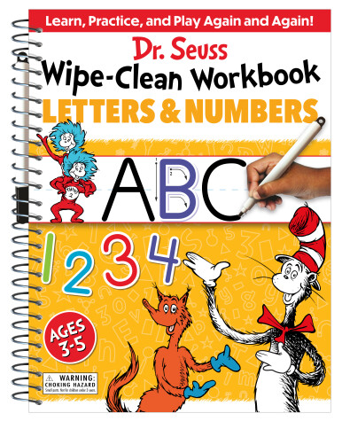 Cover of Dr. Seuss Wipe-Clean Workbook: Letters and Numbers