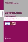 Book cover for Universal Access. Theoretical Perspectives, Practice, and Experience