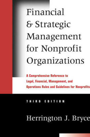 Cover of Financial and Strategic Management for Nonprofit Organizations