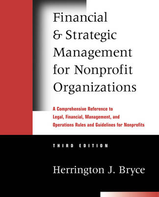 Book cover for Financial and Strategic Management for Nonprofit Organizations