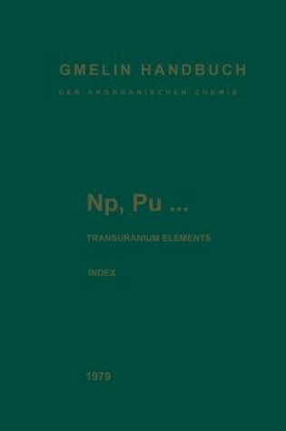 Cover of Np, Pu… Transuranium Elements