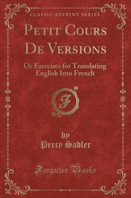 Book cover for Petit Cours de Versions