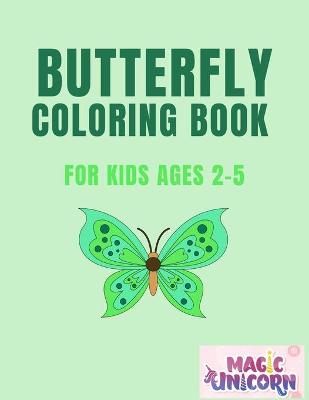 Book cover for Butterfly Coloring Book For Kids