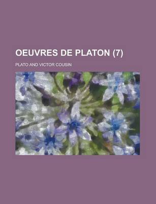 Book cover for Oeuvres de Platon (7)