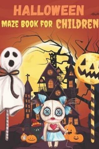 Cover of Halloween Maze Book for Children