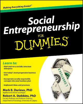 Book cover for Social Entrepreneurship For Dummies