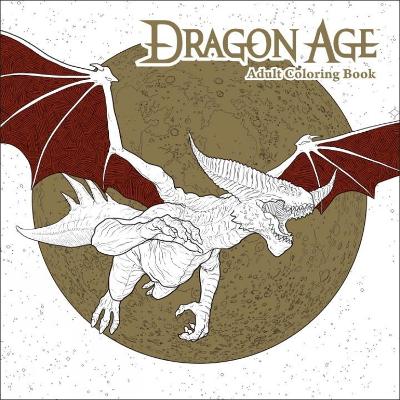 Book cover for Dragon Age Adult Coloring Book