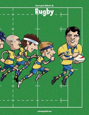 Cover of Livro para Colorir de Rugby