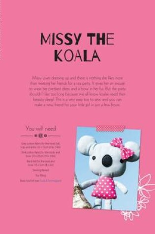 Cover of Missy the Koala Soft Toy Pattern