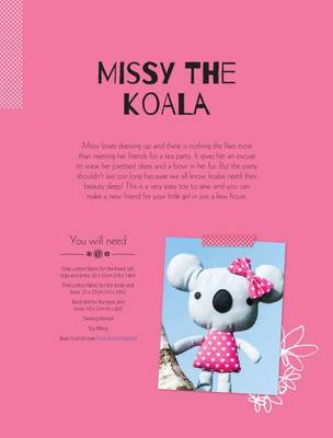 Book cover for Missy the Koala Soft Toy Pattern