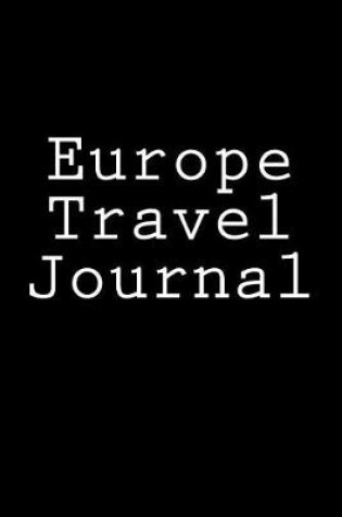 Cover of Europe Travel Journal