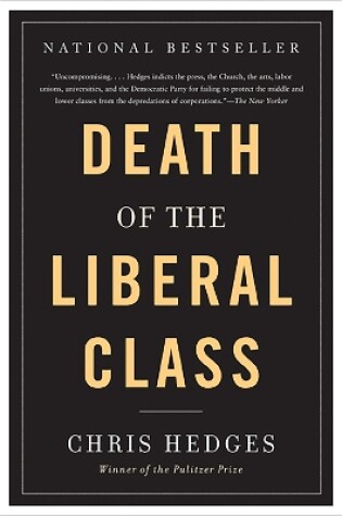 Cover of Death of the Liberal Class