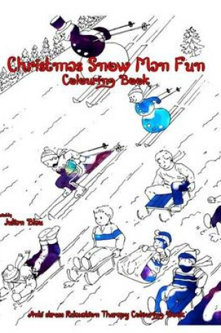 Cover of Snow Man Christmas Fun Colouring Book