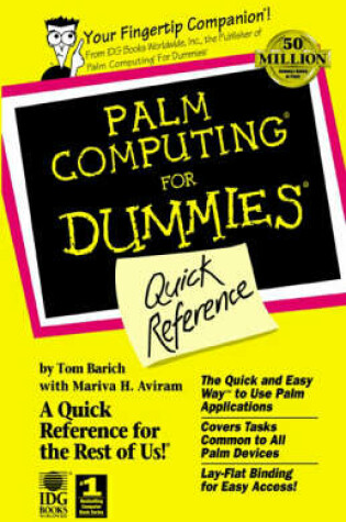 Cover of Palm Computing for Dummies Quick Reference