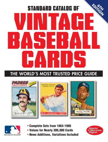 Book cover for Standard Catalog of Vintage Baseball Cards