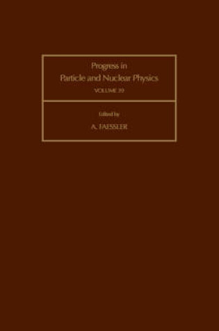 Cover of Progress in Particle and Nuclear Physics, Volume 39