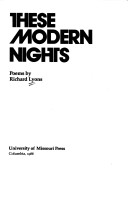 Book cover for These Modern Nights