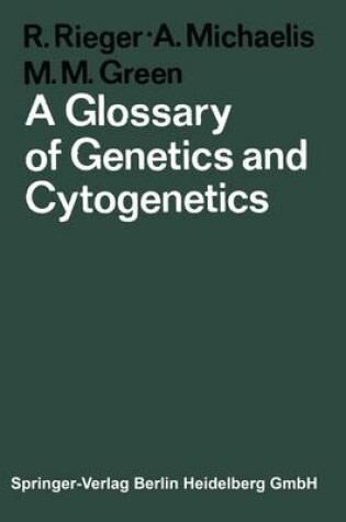 Cover of A Glossary of Genetics and Cytogenetics