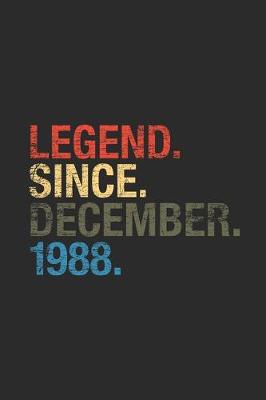 Book cover for Legend Since December 1988