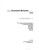 Book cover for IMF Economic Reviews No 7 1993: Lithuania