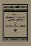 Book cover for Das Einrichten Von Automaten