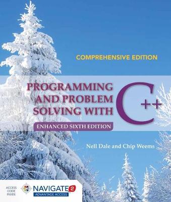 Book cover for Programming and Problem Solving with C++: Comprehensive