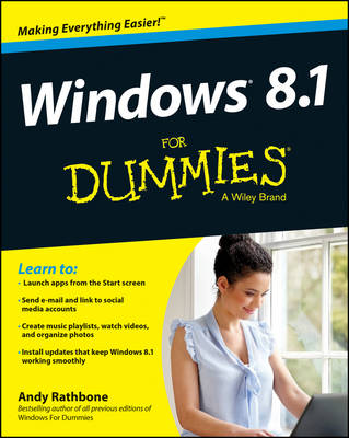 Book cover for Windows 8.1 For Dummies