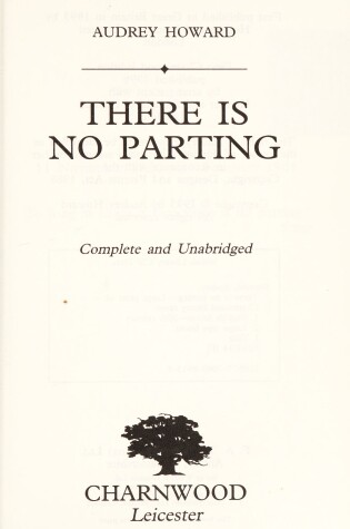 Cover of There is No Parting