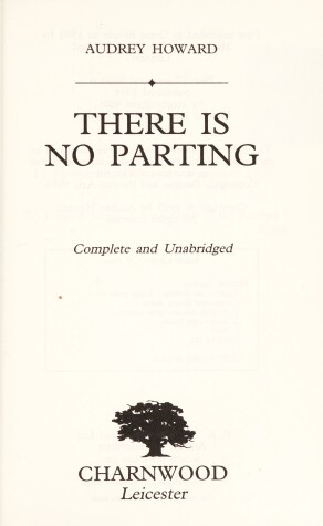 Book cover for There is No Parting