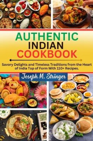 Cover of Authentic Indian Cookbook