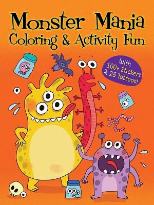 Book cover for Monster Mania Coloring & Activity Fun