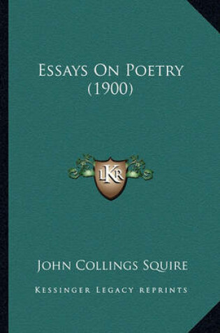 Cover of Essays on Poetry (1900) Essays on Poetry (1900)