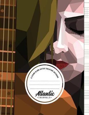 Book cover for 6 String Blank Guitar Tablature Notebook - Polygon Love