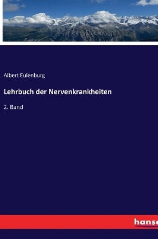 Cover of Lehrbuch der Nervenkrankheiten