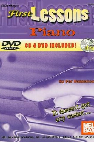 Cover of First Lessons Piano