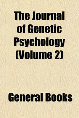 Book cover for Journal of Genetic Psychology (Volume 2)