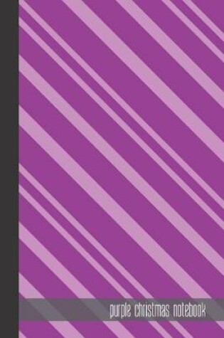 Cover of purple christmas notebook