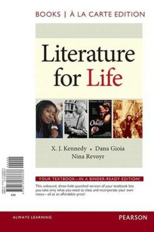 Cover of Literature for Life, Books a la Carte Plus Revel -- Access Card Package