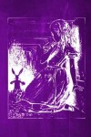 Book cover for Alice in Wonderland Chalkboard Journal - Alice and The White Rabbit (Purple)