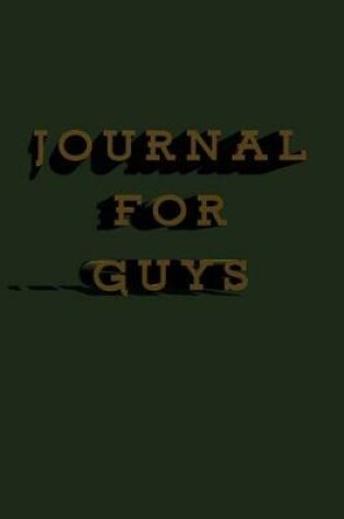 Cover of Journal For Guys