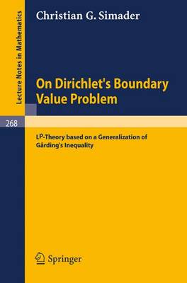 Cover of On Dirichlet's Boundary Value Problem