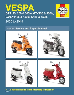 Book cover for Vespa Gts, Gtv, Lx & S 125 To 300 (05 - 14)