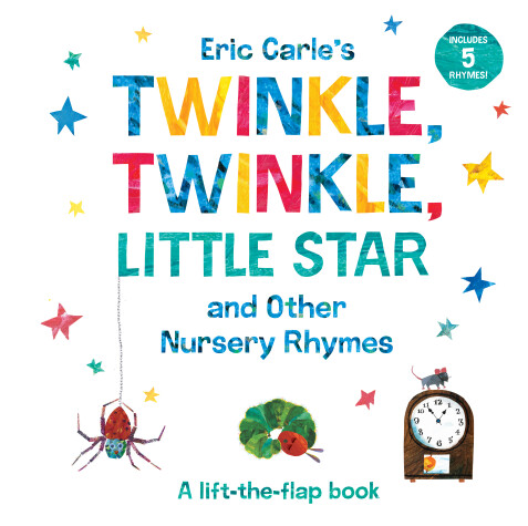 Book cover for Eric Carle's Twinkle, Twinkle, Little Star and Other Nursery Rhymes