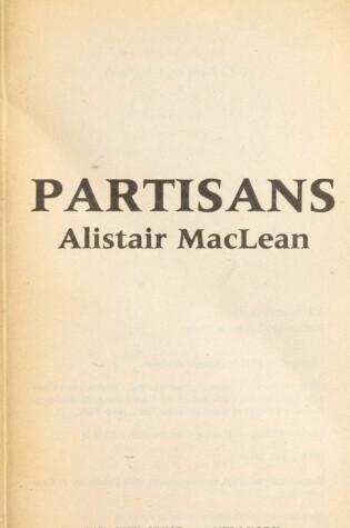 Cover of Partisans