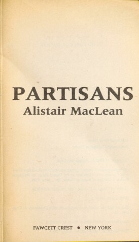 Cover of Partisans