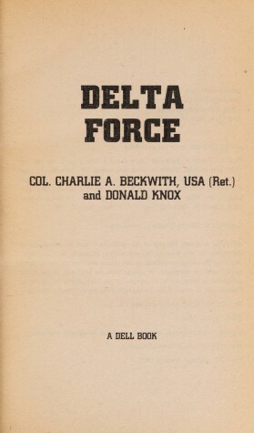 Book cover for Delta Force