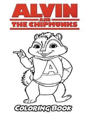 Book cover for Alvin and the Chipmunks Coloring Book