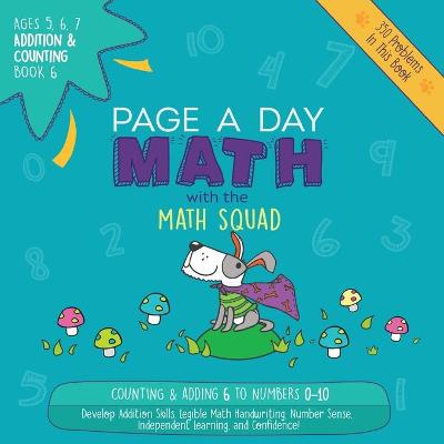 Book cover for Page A Day Math Addition & Counting Book 6