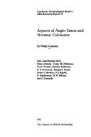 Cover of Aspects of Anglo-Saxon and Norman Colchester