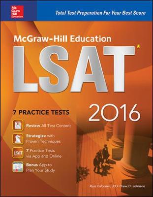 Book cover for McGraw-Hill Education LSAT 2016